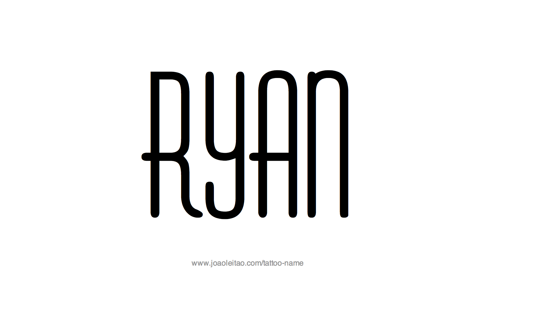 Ryan Name Tattoo Designs